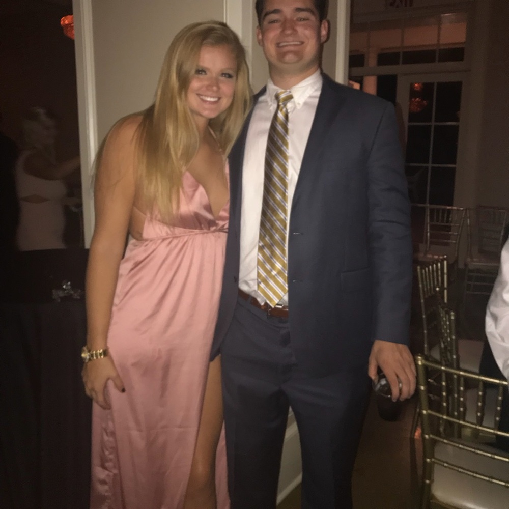 pink prom dress